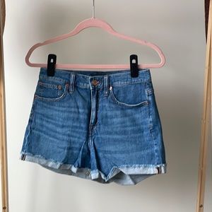 *SOLD* J Crew high rise denim shorts, size 26